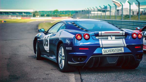 Ferrari Pirelli Cars Rear View wallpaper