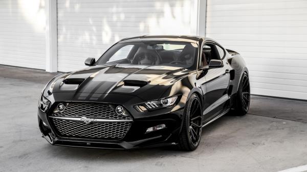 Ford Mustang Black Wallpaper