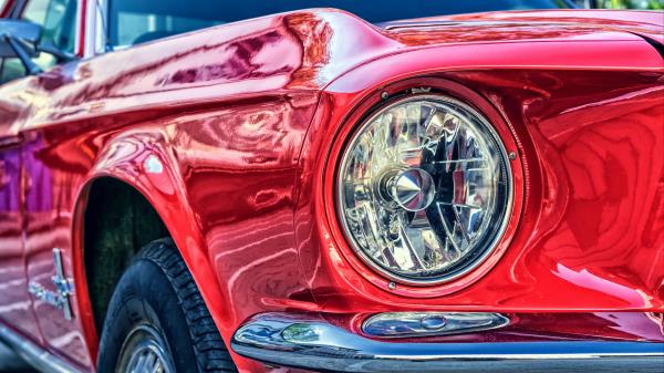 Headlight Auto Red wallpaper
