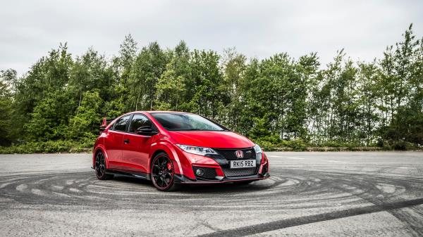 Honda Civic Type R Side View wallpaper