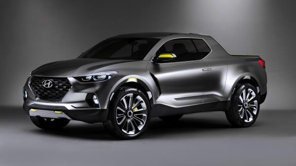Hyundai Santa Side View Cruz wallpaper