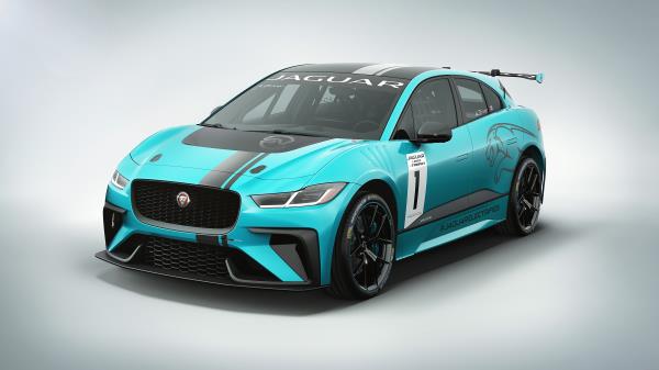 Jaguar I Pace Etrophy 2017 Frankfurt Motor Show wallpaper