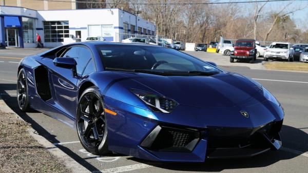 Lamborghini Aventador Blue Lamborghini wallpaper