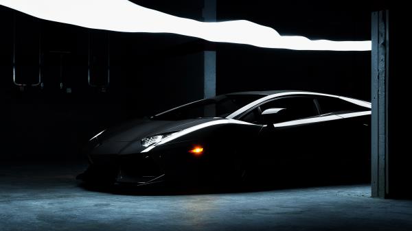 Lamborghini Aventador Lp700 4 Black wallpaper