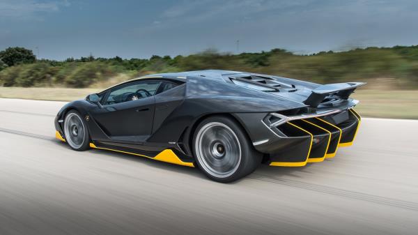 Lamborghini Centenario Side View Speed wallpaper