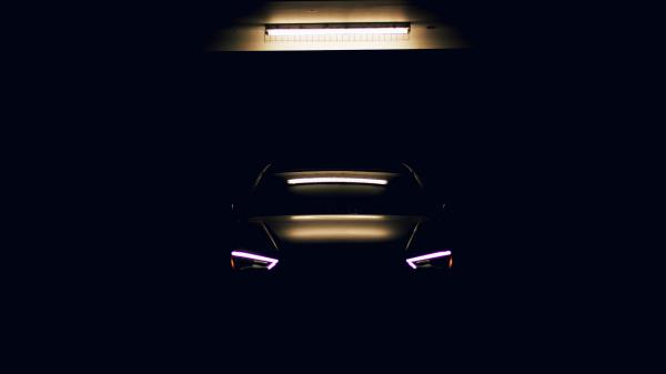 Machine Front View Glow wallpaper