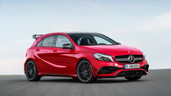Mercedes Amg A Class W176 Red Side View wallpaper