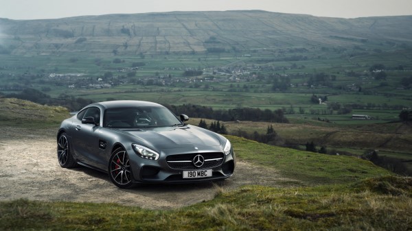 Mercedes Amg Gt S Gray Side View Wallpaper