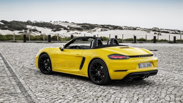 Porsche Boxster Yellow Convertible wallpaper