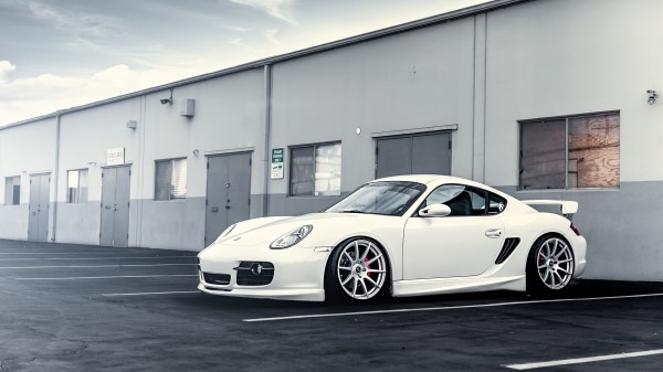 Porsche White Wheels wallpaper