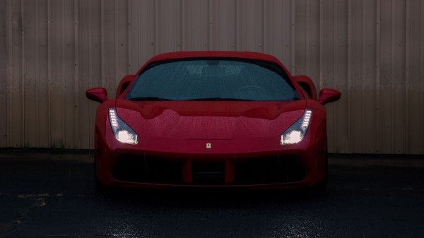 Sports Car Front View Headlight wallpaper