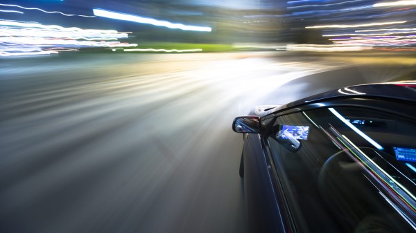 Turn Car Motion Blur Night wallpaper