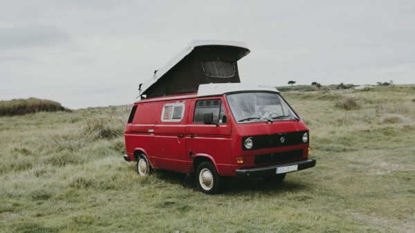 Van Car Red wallpaper