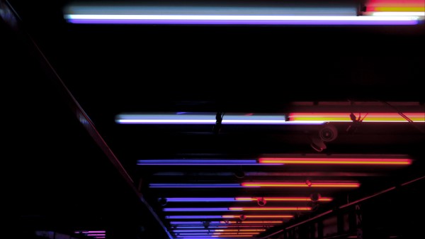 Ceiling Lighting Night Neon Wallpaper
