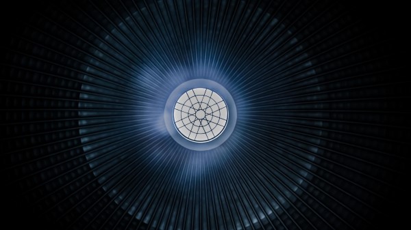 Circle Shape Light Lines Wallpaper