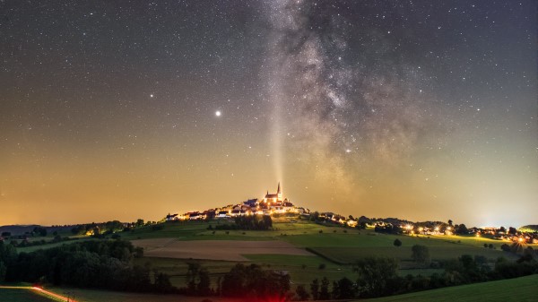 City Nebula Long Exposure wallpaper