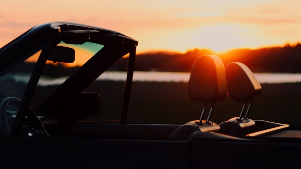 Convertible Sunset Car wallpaper