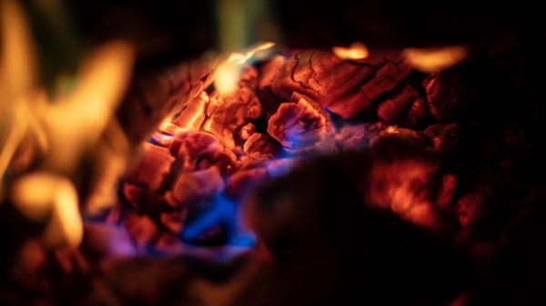 Fire Embers Macro wallpaper