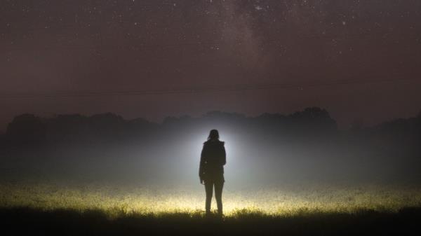 Silhouette Dark Alone wallpaper