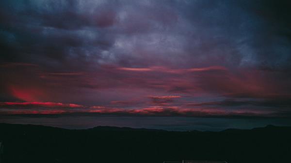 Sky Clouds Evening Horizon wallpaper