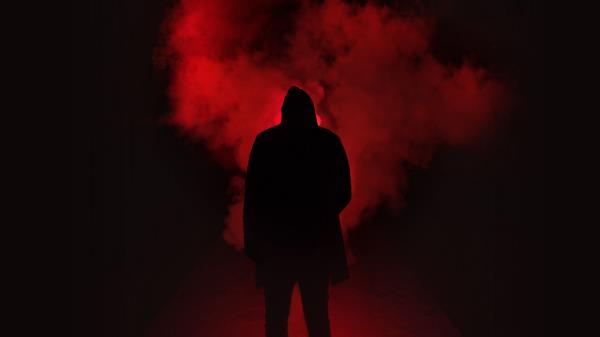 Smoke Hood Silhouette wallpaper