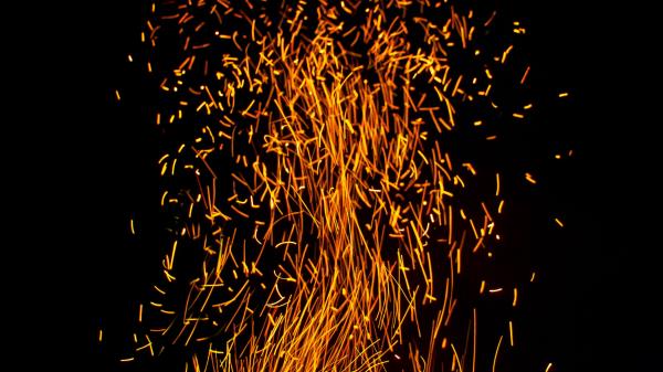 Sparks Particles Long Exposure Wallpaper