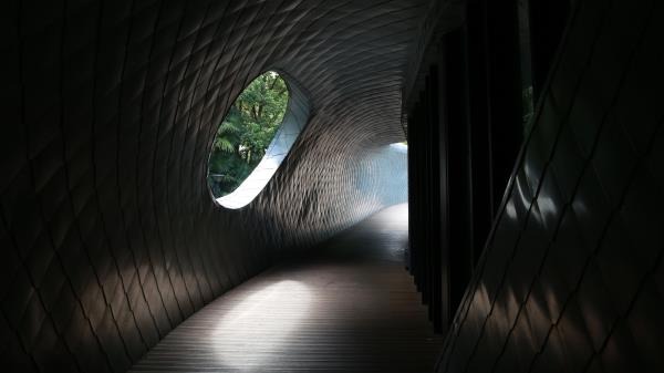 Tunnel Corridor Dark wallpaper