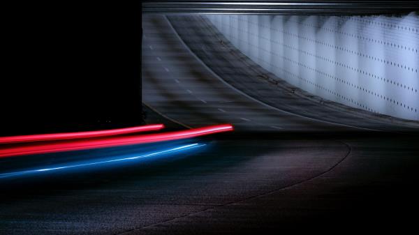 Tunnel Road Long Exposure wallpaper