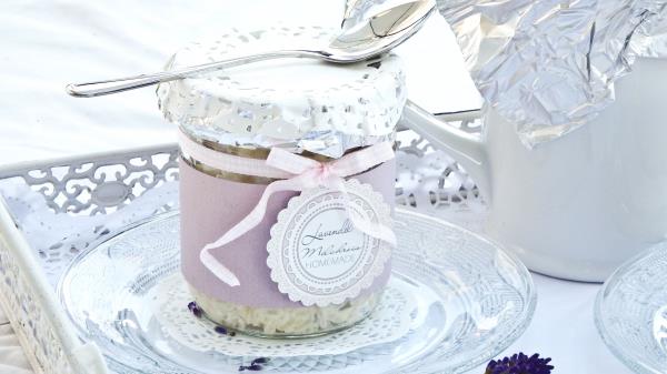 Bank Dessert Still Life Lavender Wallpaper