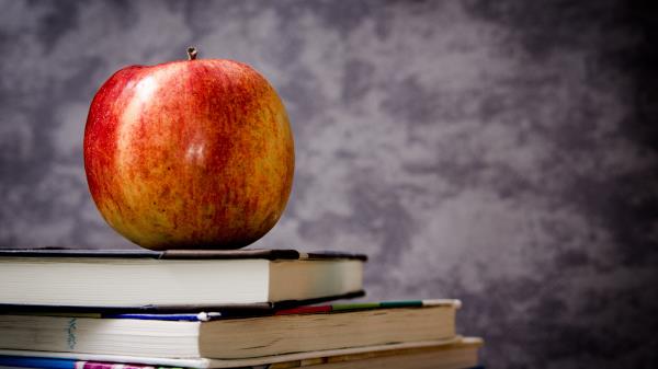 Book Apple Fruit Wallpaper