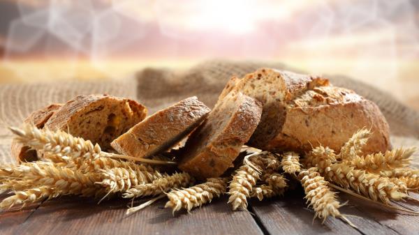 Bread Ears Table Bokeh Slices Wallpaper