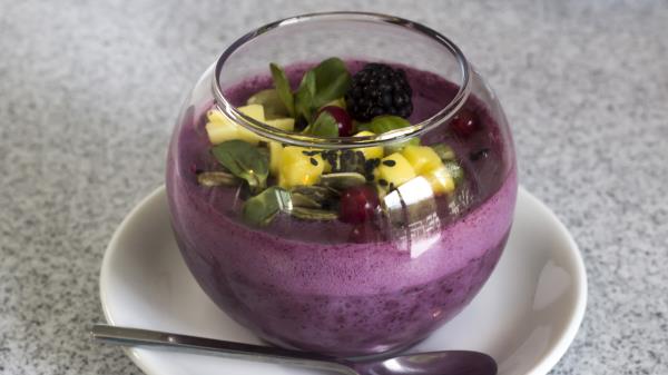 Breakfast Fruit Berries Wallpaper