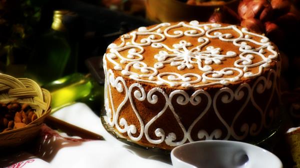 Cake Pastry Cream Dessert Wallpaper