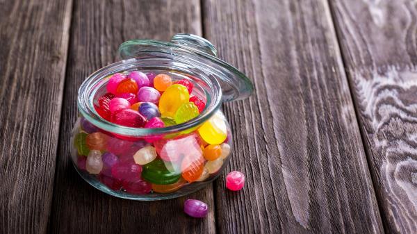 Candies Candy Colorful Bank Wallpaper