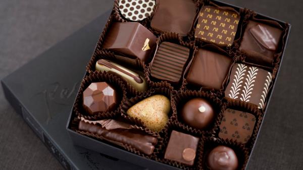 Candy Box Chocolate Milk White Wallpaper