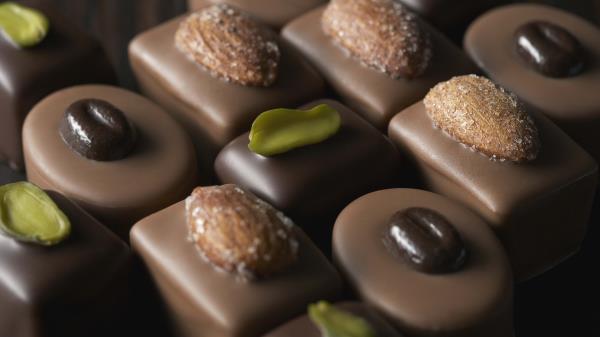Candy Chocolate Nuts Grains Wallpaper
