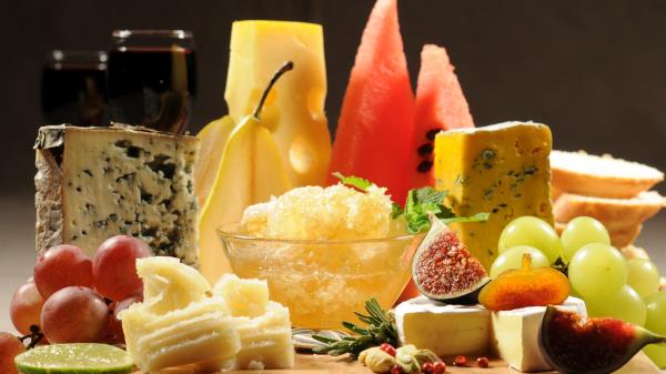 Cheese Allsorts Water Melon Pear Wallpaper