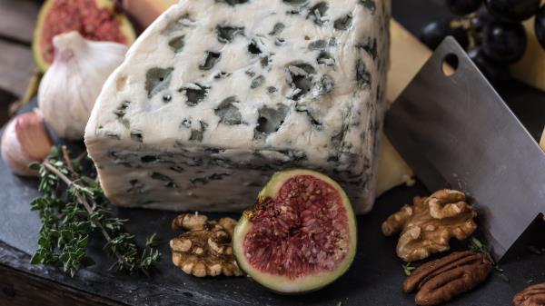 Cheese Feta Cheese Figs Pecans Walnuts Wallpaper