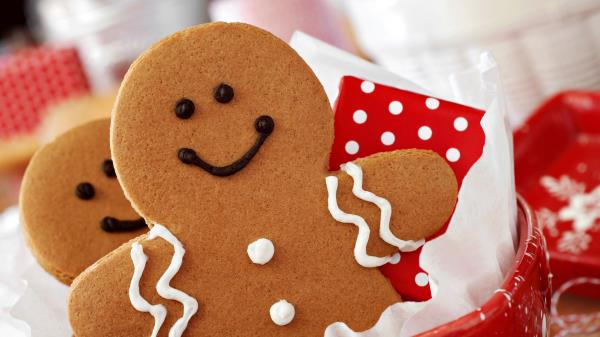 Christmas New Year Holiday Sweets Wallpaper