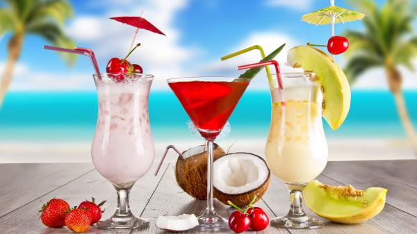 Cocktail Fruit Summer wallpaper