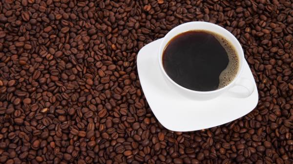Coffee Cup Beans 4k 4c wallpaper