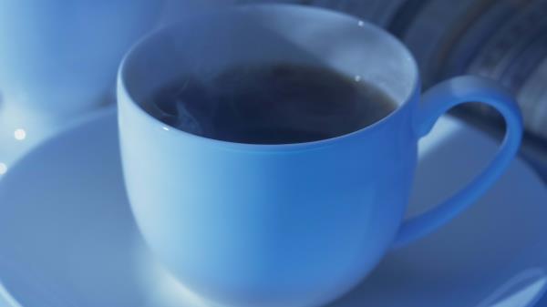 Coffee Cup Blue Light wallpaper