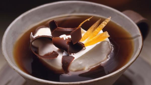Coffee Cup Cream Chocolate wallpaper