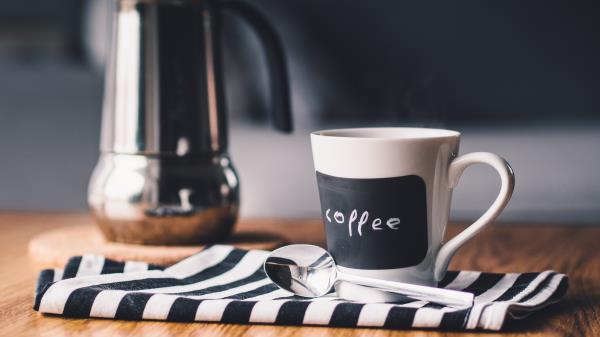 Coffee Cup Kettle Wallpaper