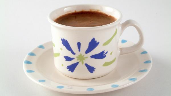 Coffee Drink Cup Saucer White Background wallpaper