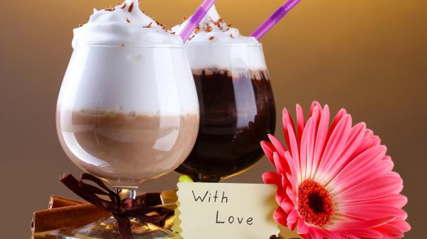 Coffee Latte Beverage Cream Wallpaper