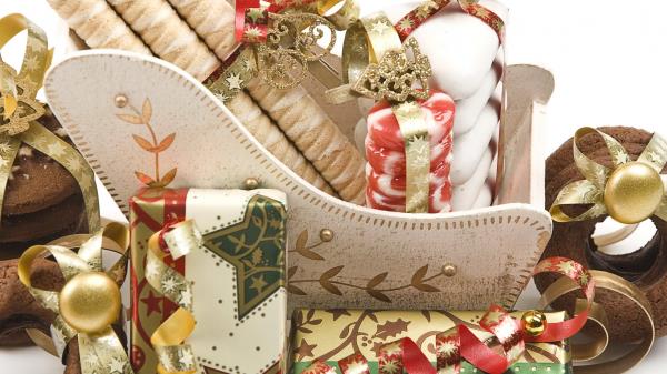 Cookies Christmas Decoration Baking Wallpaper