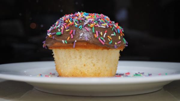 Cupcake Sprinkling Dessert wallpaper