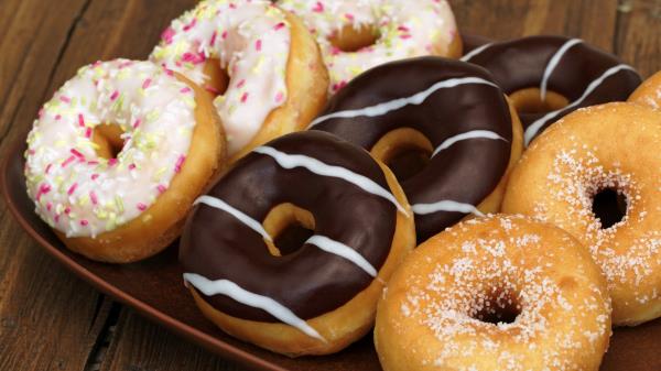 Donuts Chocolate Glaze wallpaper