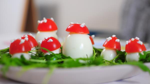 Eggs Tomatoes Decoration Snack wallpaper